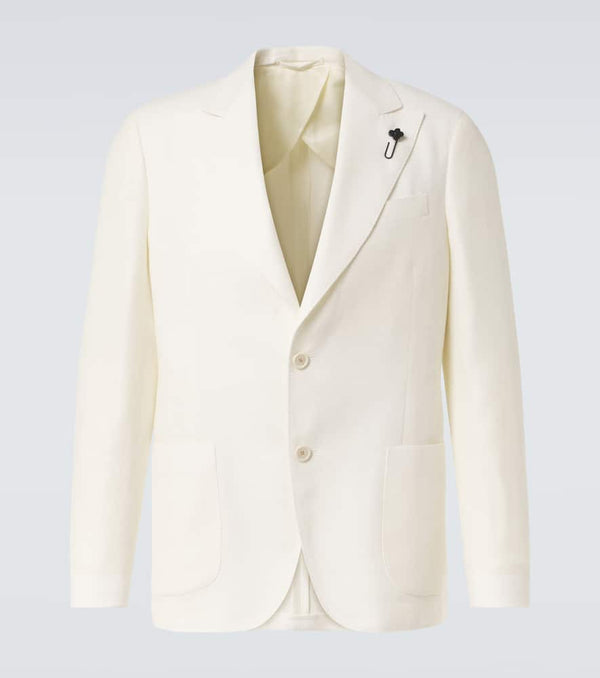 Lardini Wool, linen, and silk blazer