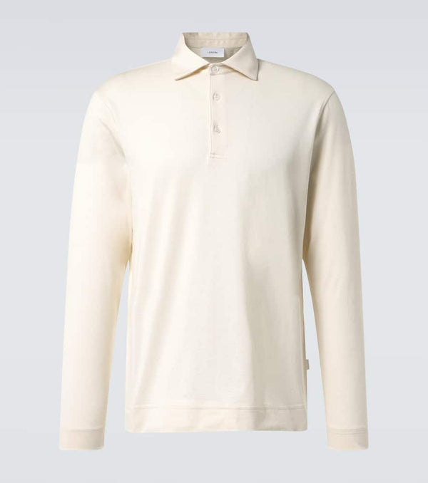 Lardini Cotton and silk polo sweater