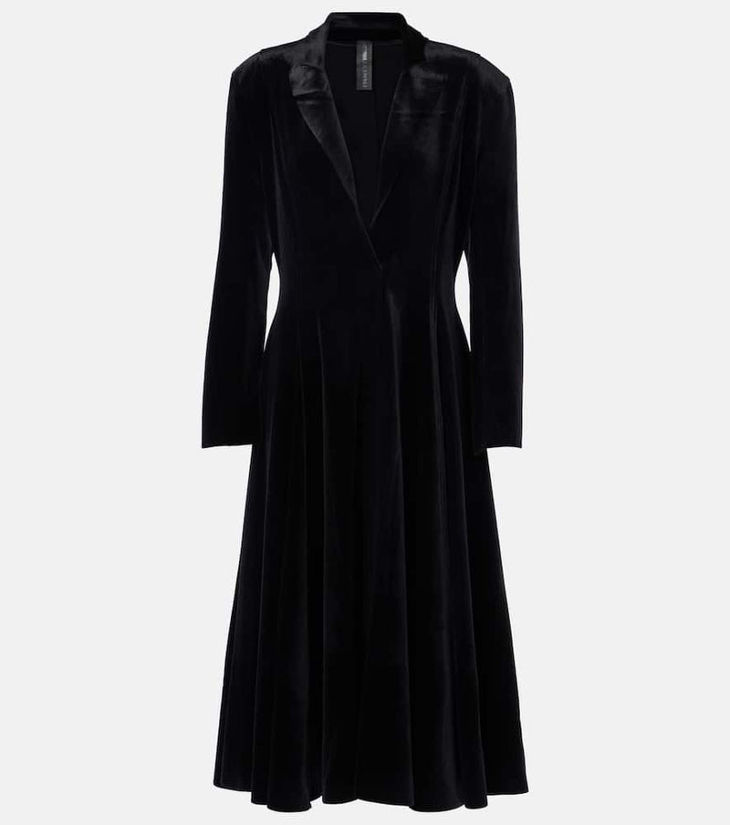 Norma Kamali Velvet blazer dress