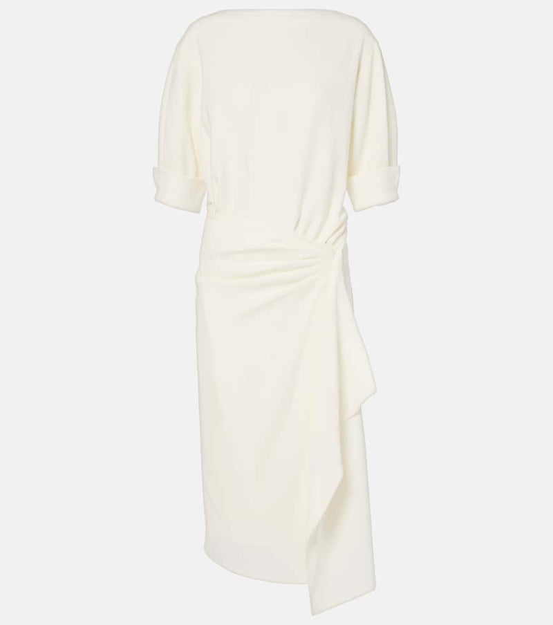 Proenza Schouler Maisie gathered crêpe midi dress