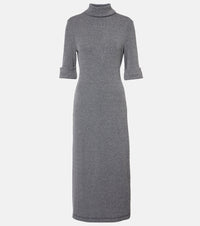 Proenza Schouler White Label Cerine ribbed-knit boucle midi dress