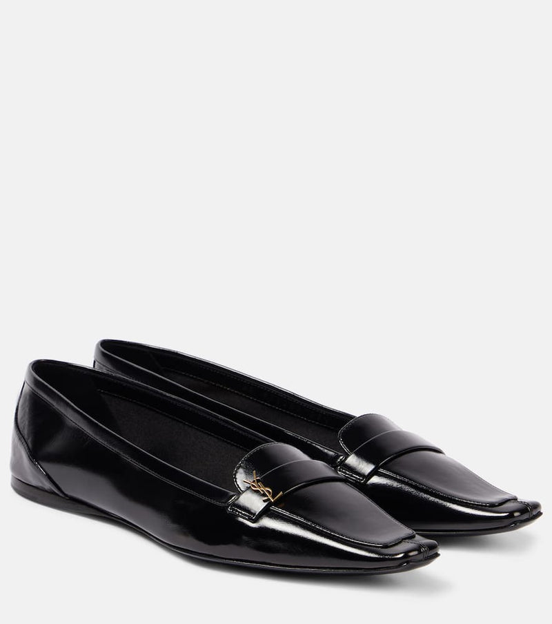 Saint Laurent Poppy leather ballet flats