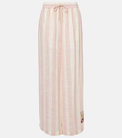 Zimmermann Acacia striped wide-leg pants