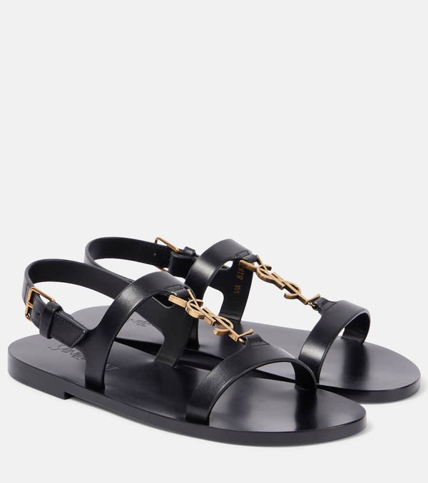 Saint Laurent Cassandra leather sandals