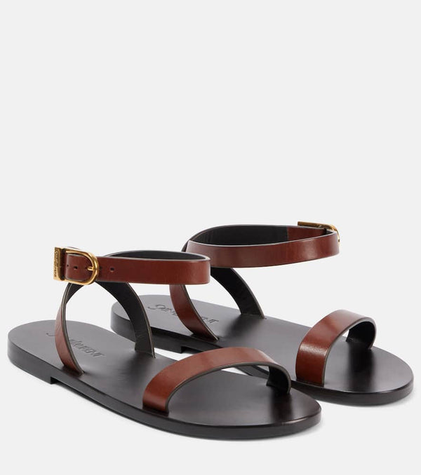 Saint Laurent Sahara leather sandals