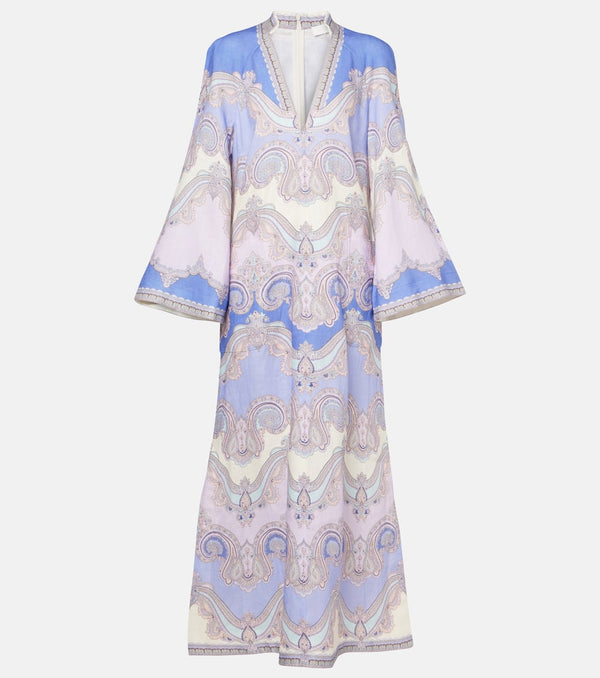 Zimmermann Maxine paisley linen maxi dress