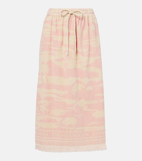 Zimmermann Maxine cotton maxi skirt