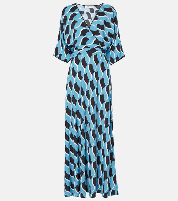 Diane von Furstenberg Eloise printed crêpe maxi dress