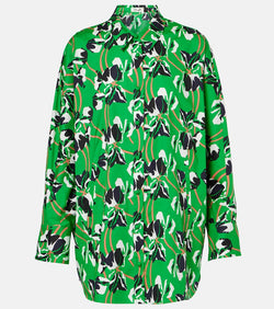 Diane von Furstenberg Caleb printed cotton blouse