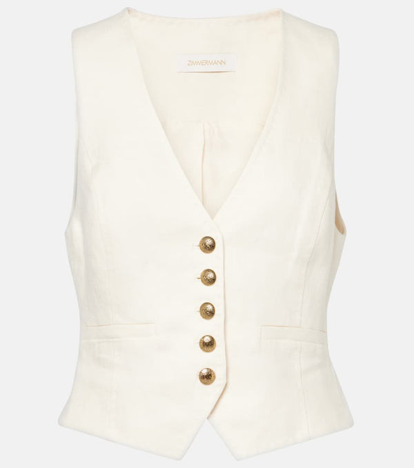 Zimmermann Crush linen vest