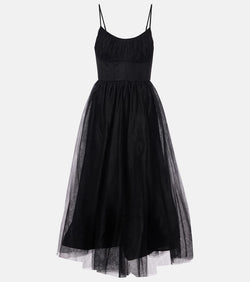 Zimmermann Tulle corset midi dress