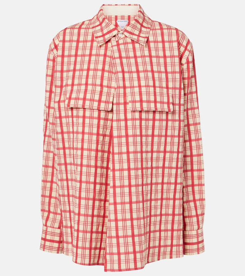 Bottega Veneta Checked cotton shirt