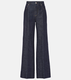 Bottega Veneta High-rise wide-leg jeans