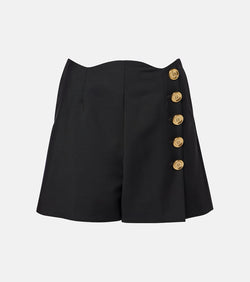 Givenchy Embellished wool and mohair shorts