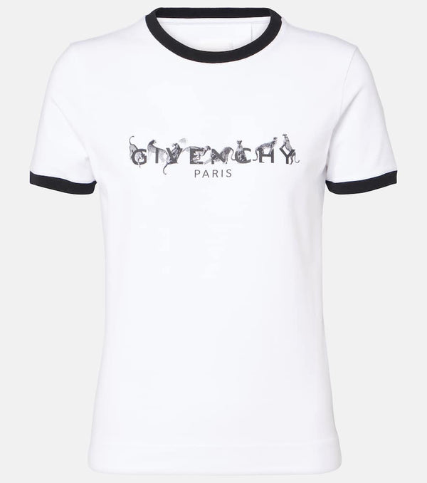 Givenchy Ringer printed cotton-blend jersey T-shirt