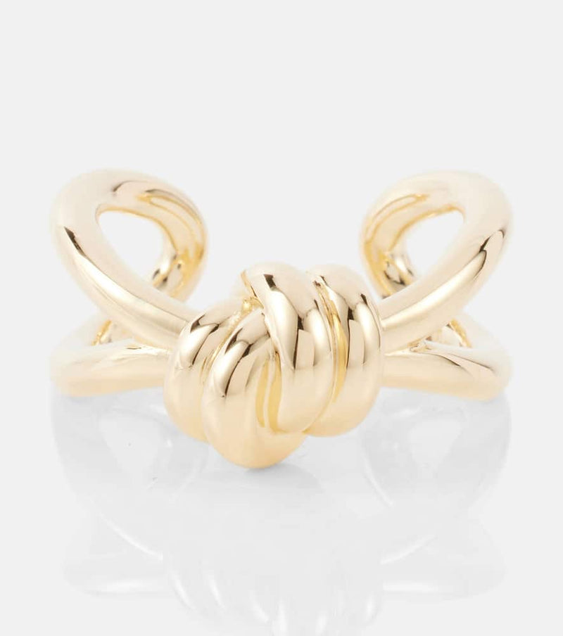 Bottega Veneta Knot gold-plated sterling silver ring