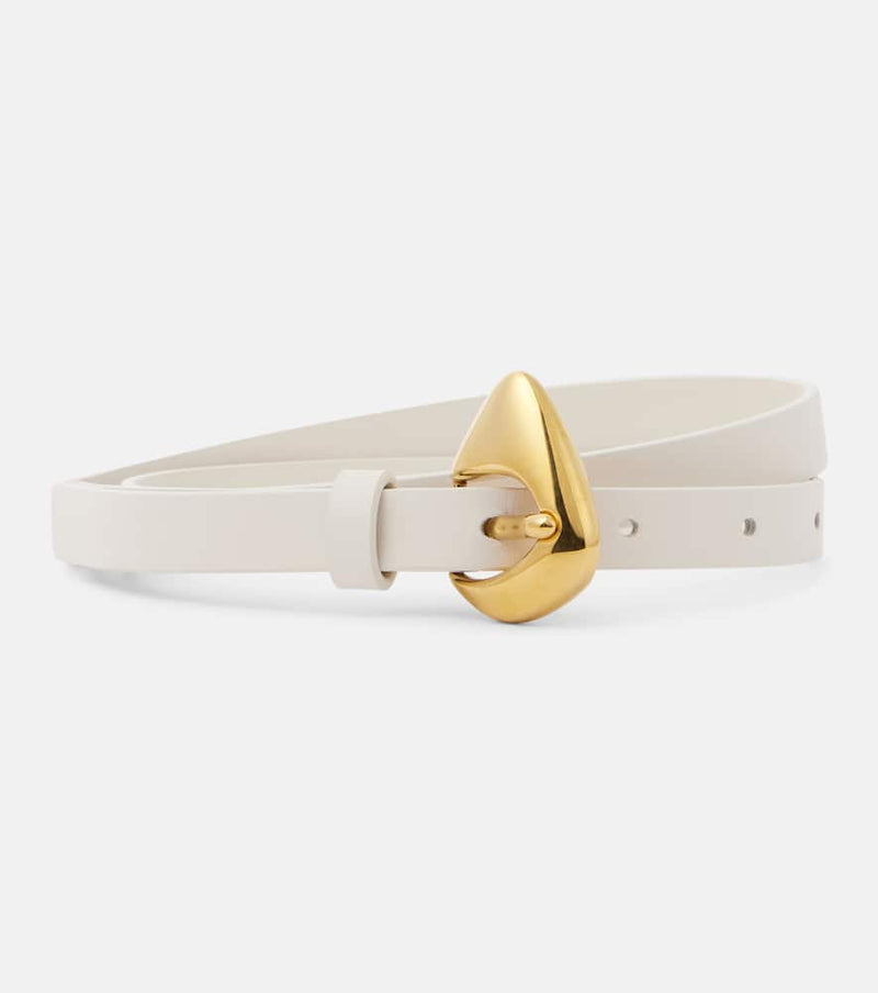 Bottega Veneta Fin leather belt