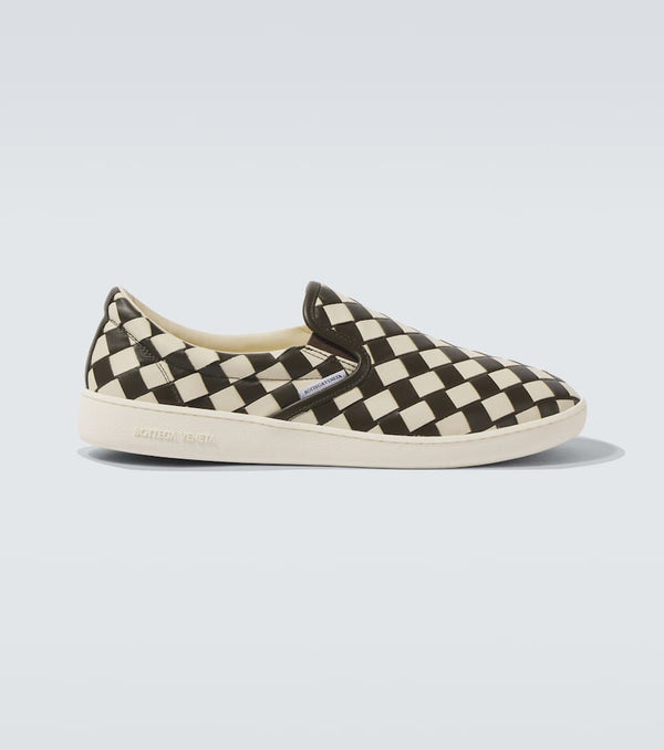 Bottega Veneta Sawyer Intrecciato leather slip-on sneakers