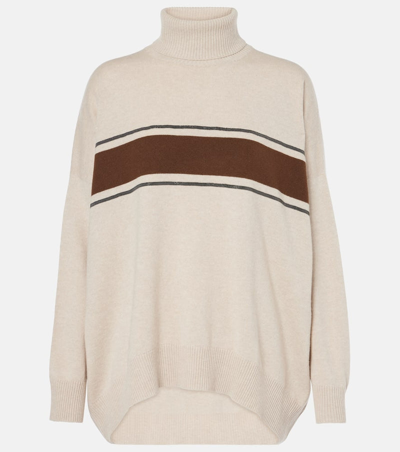 Brunello Cucinelli Wool, cashmere, and silk sweater