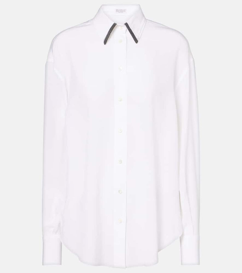 Brunello Cucinelli Silk satin shirt