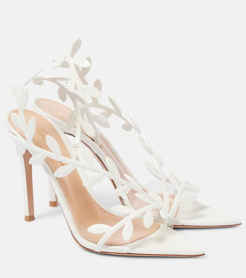 Gianvito Rossi Flavia 105 leather sandals