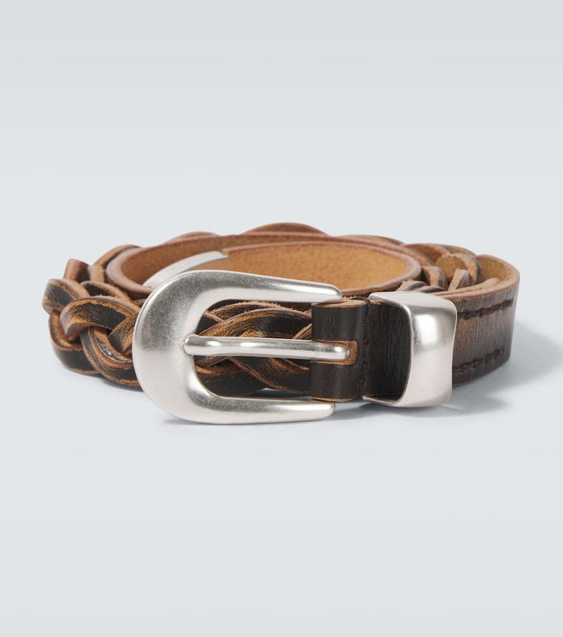 Our Legacy 20mm braided leather belt