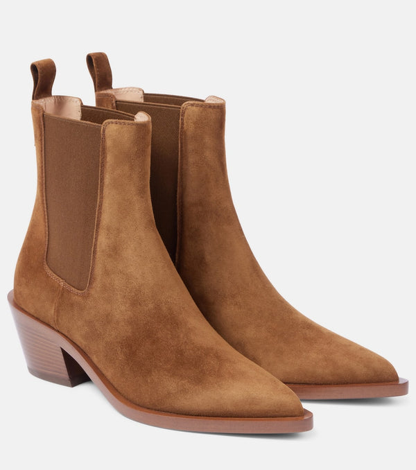 Gianvito Rossi Western 45 suede booties