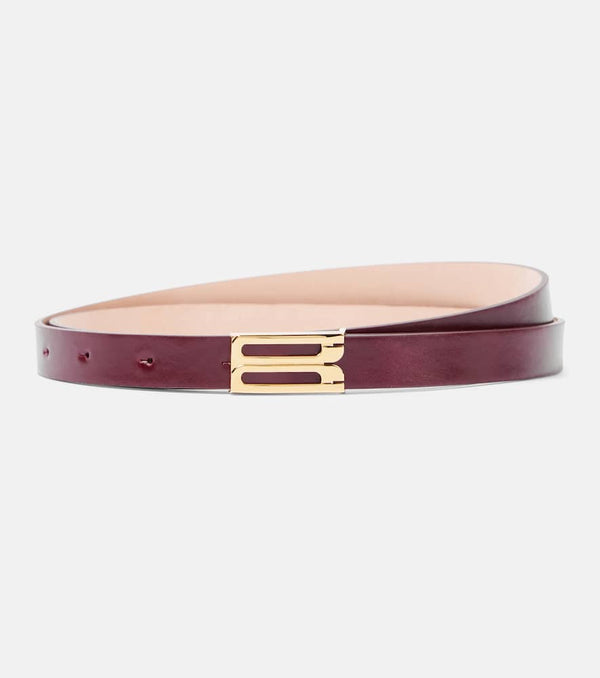 Victoria Beckham Frame Micro leather belt