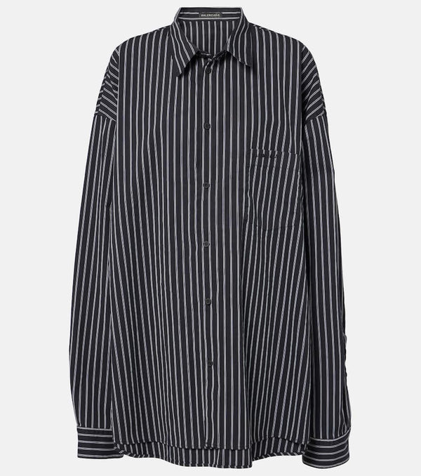 Balenciaga Flatground striped cotton shirt