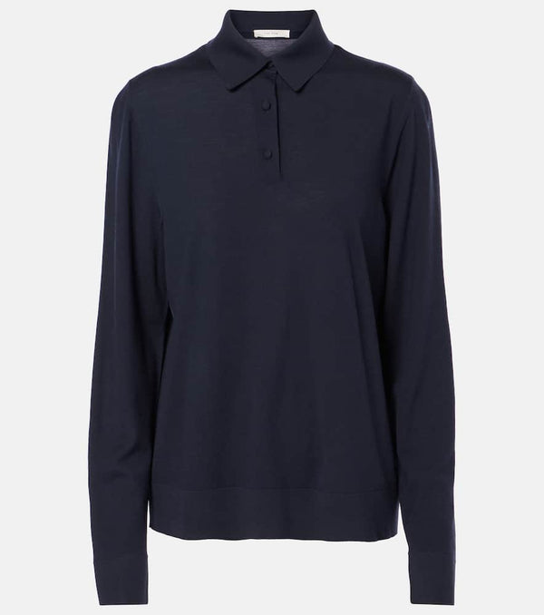 The Row Ipanelli wool polo sweater