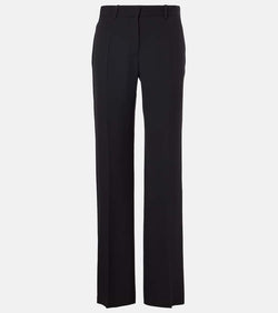 The Row Selvie silk straight pants