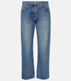 The Row Riaco low-rise straight jeans