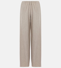 The Row Gala wool and cashmere wide-leg pants