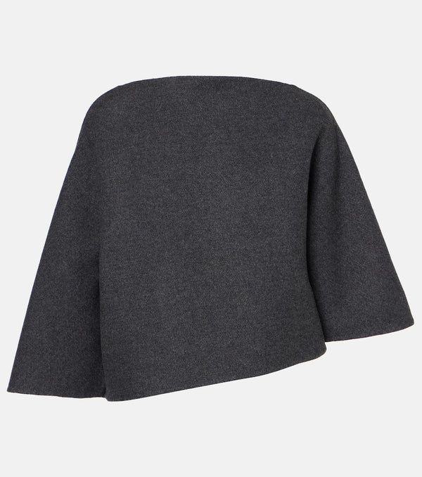 The Row Faure asymmetric wool-blend top