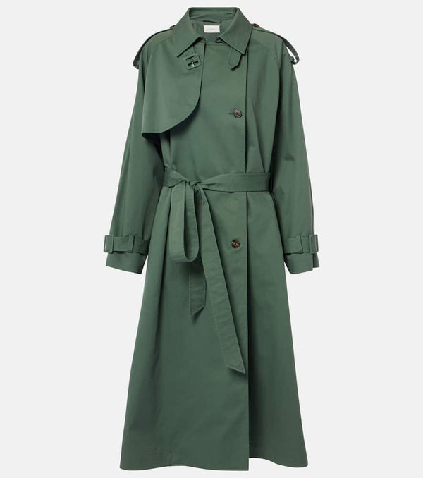 The Row Domeka oversized cotton trench coat