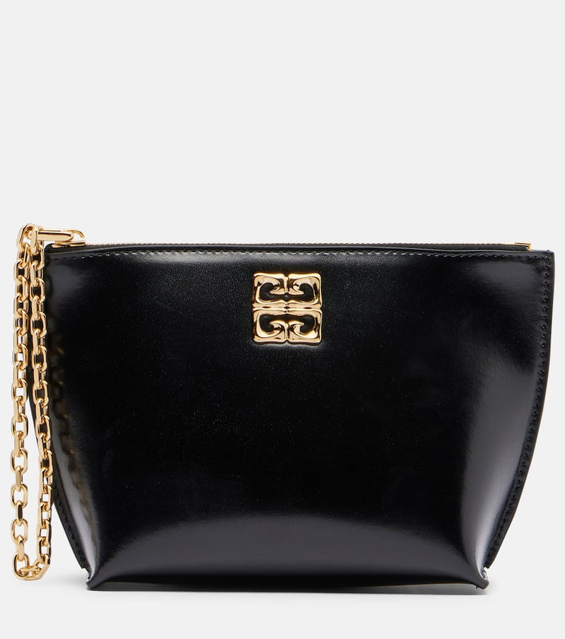 Givenchy 4G Liquid Small leather clutch