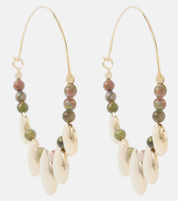 Isabel Marant Adriel beaded hoop earrings