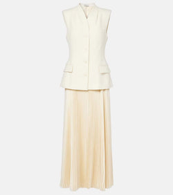 Simkhai Georgina pleated maxi dress