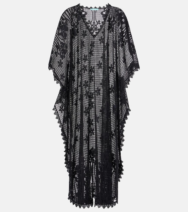 Melissa Odabash Josephine ruffled cotton-blend kaftan