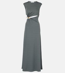 Christopher Esber Concave Stone cut-out maxi dress