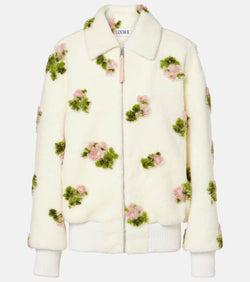 Loewe Floral fleece jacket