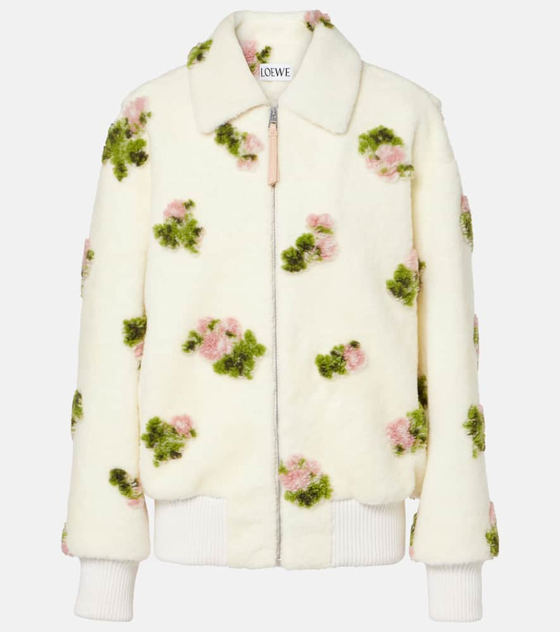 Loewe Floral fleece jacket