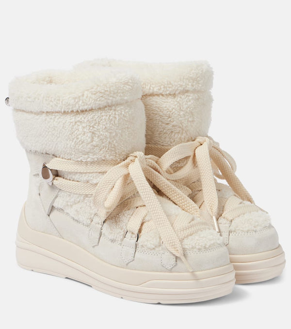 Moncler Insolux leather-trimmed snow boots