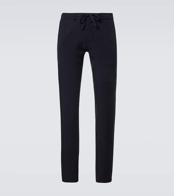 Canali Mid-rise straight pants