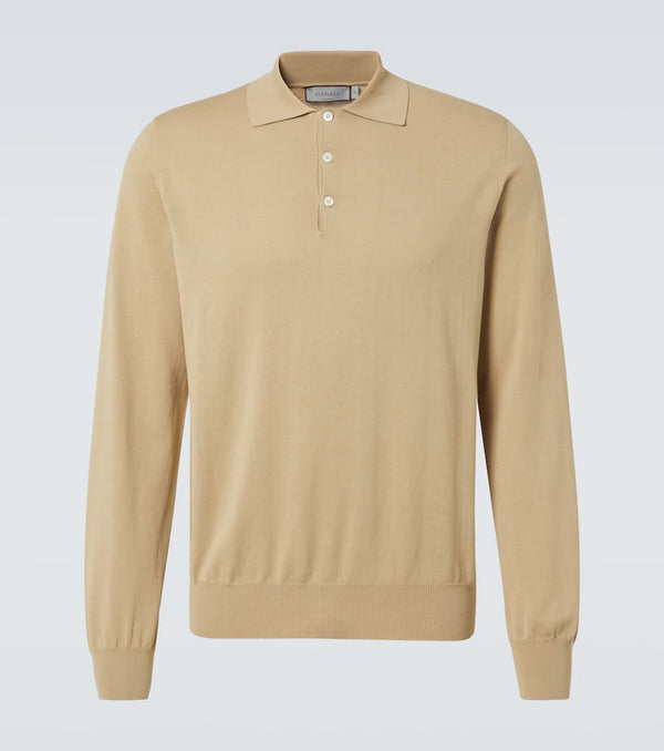 Canali Cotton polo sweater