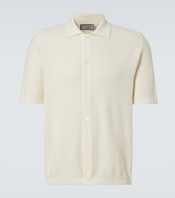 Canali Cotton polo shirt