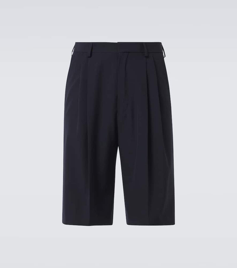 Dries Van Noten High-rise wool shorts