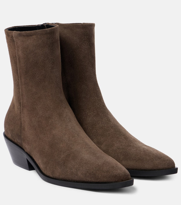 A. Emery Hudson suede ankle boots