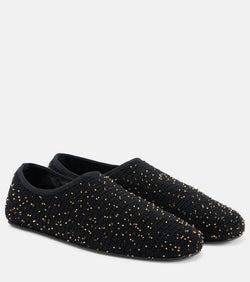 Gabriela Hearst Aris embellished knitted ballet flats