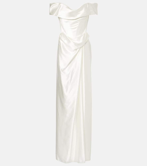 Vivienne Westwood Bridal Mabel silk satin bustier gown